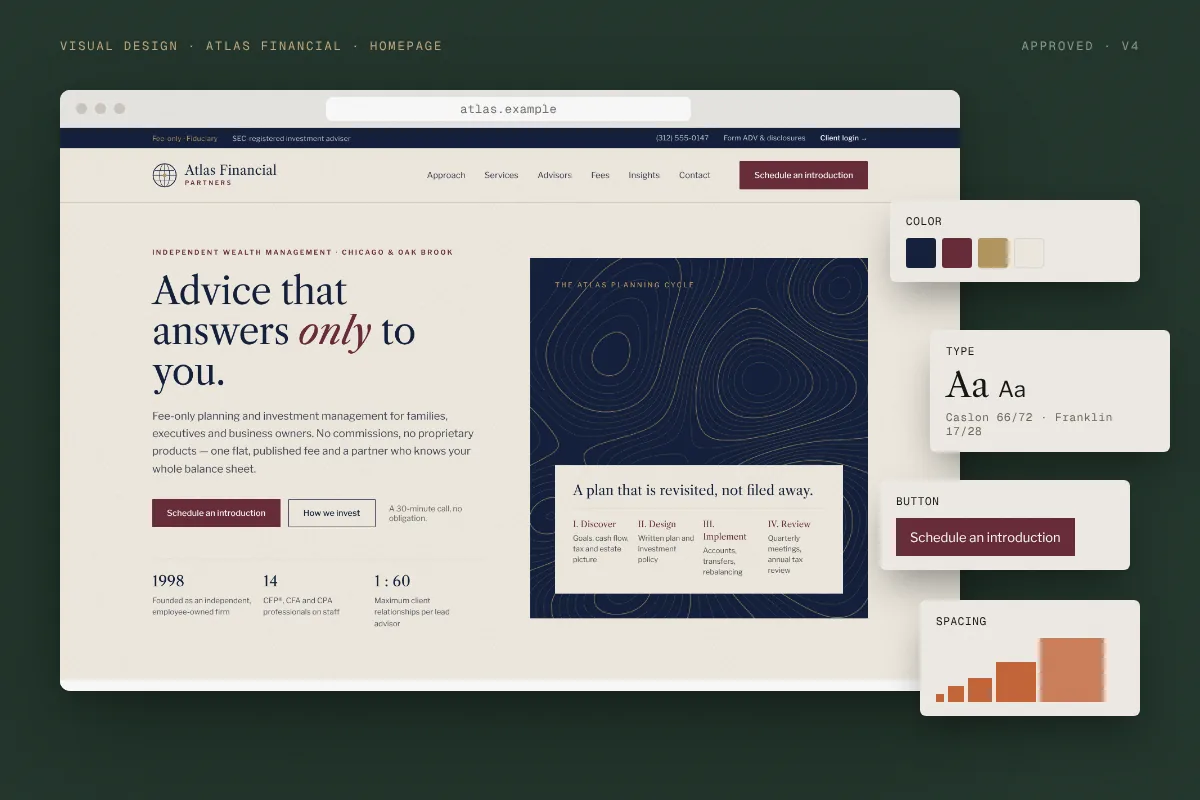 Final UI screen
